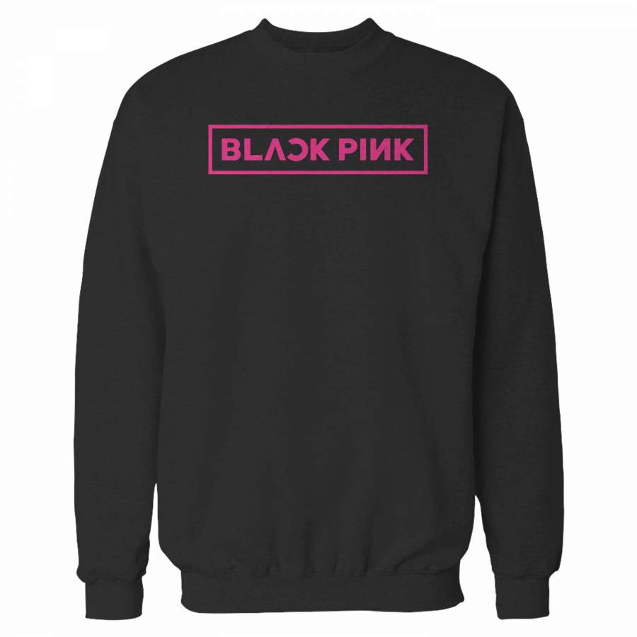 Blackpink Logo Pink Kpop Sweatshirt