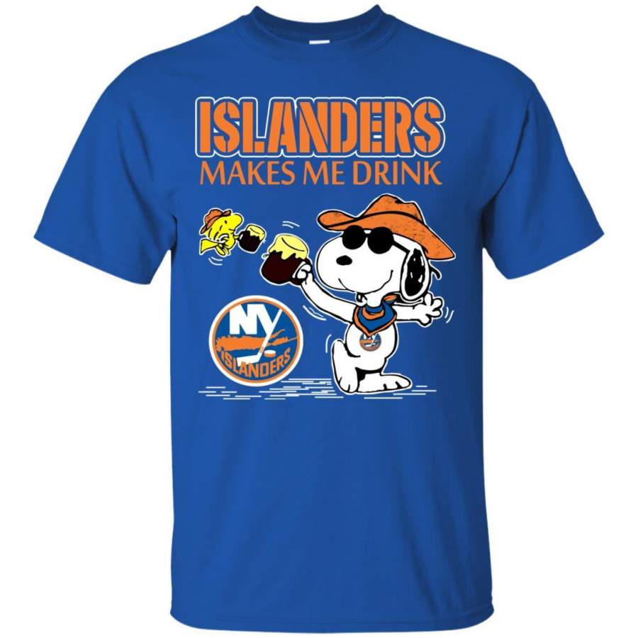 New York Islanders  Make Me Drinks T-Shirt