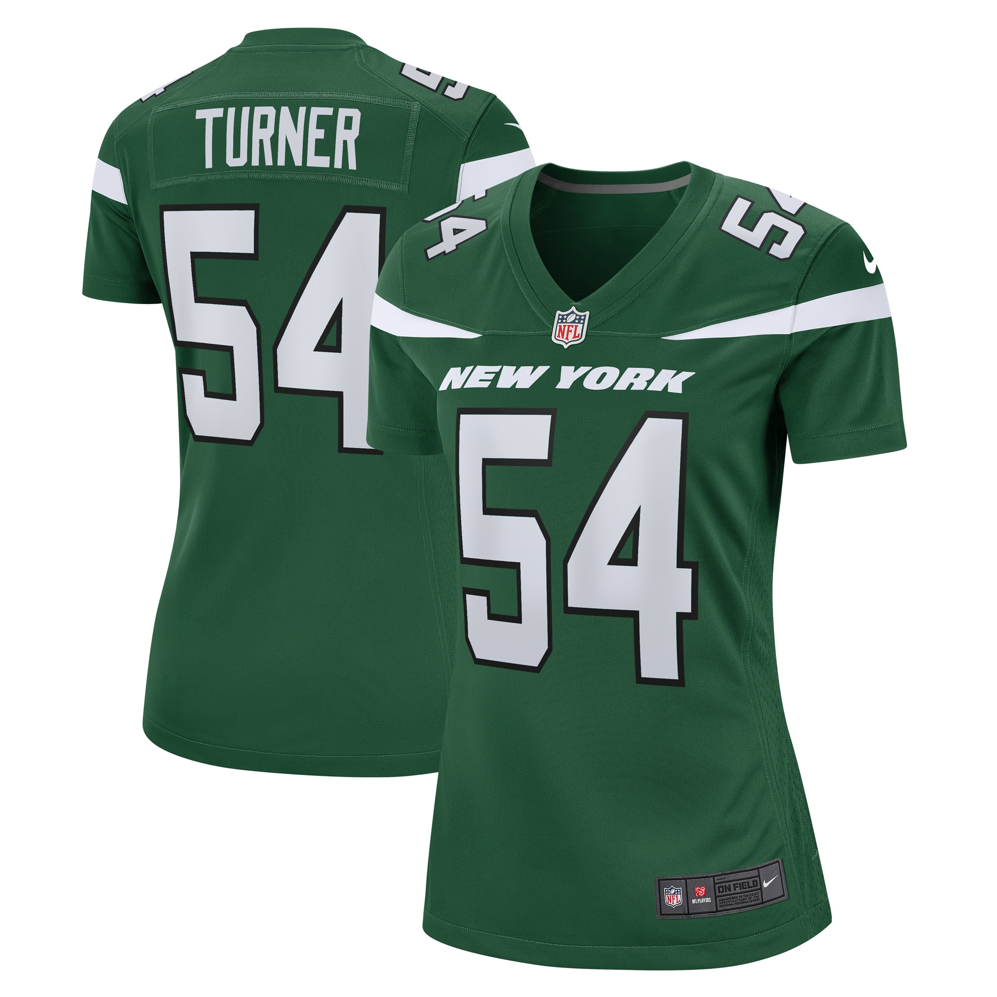 Billy Turner New York Jets Women's Game Jersey – Gotham Green