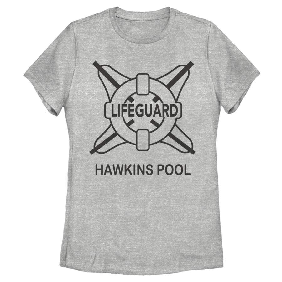 Stranger Things Women’s Hawkins Lifeguard  T Shirt