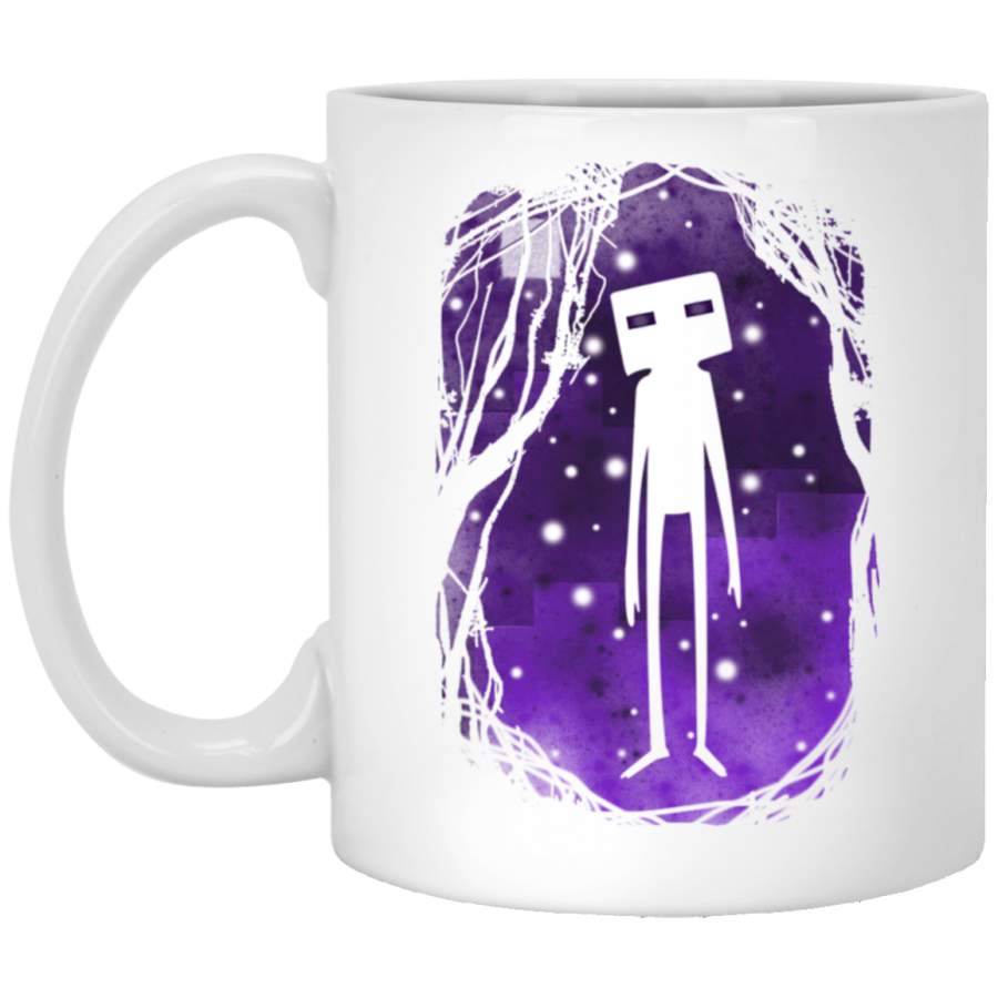 Enderman Design Vintage Mug White Mug