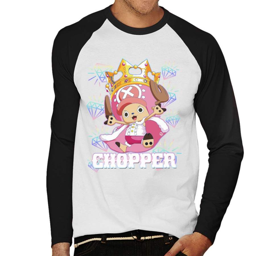 Tony Tony Chopper One Piece Men’s Baseball Long Sleeved T-shirt