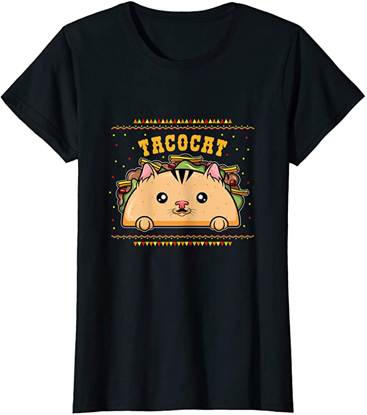 Tacocat Fun Cat Owner Lover Tacos Tuesday Gift T-Shirt