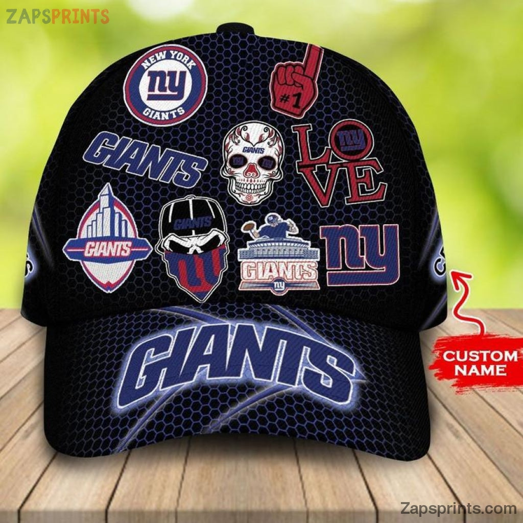 New York Giants Sticker 3D Classic Cap Gift For Fan Football Lovers