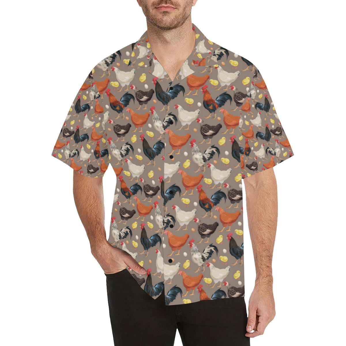 Chicken Evolution Pattern Hawaii Lover Hawaii Shirt For Men Women Ha94766