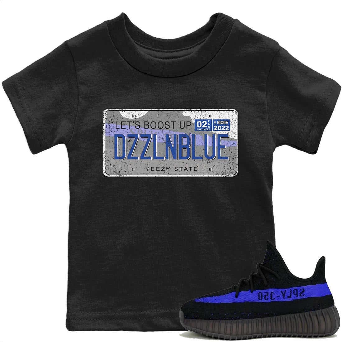 Yeezy Plate T-Shirt – Yeezy 350 V2 Dazzling Blue Baby & Youth