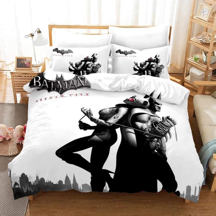 Batman #2 Duvet Cover Quilt Cover Pillowcase Bedding Set Bed Linen Home Bedroom Decor