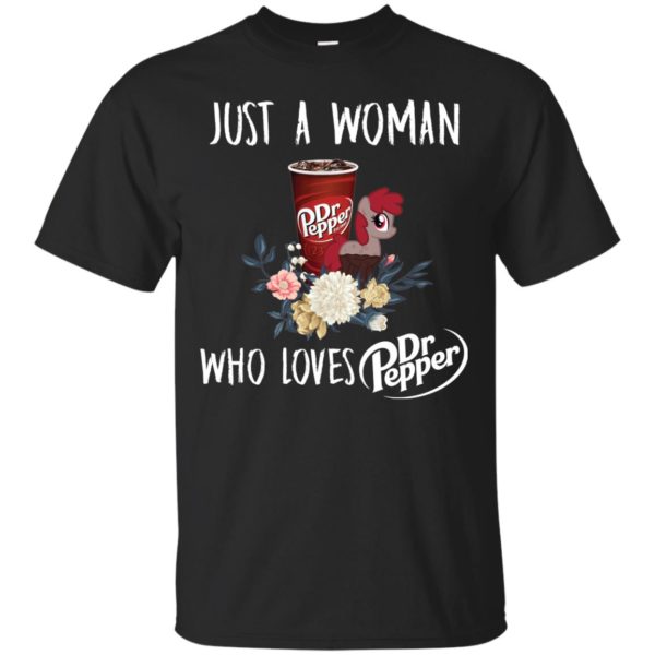 Just A Woman Who Loves Dr Pepper And Unicorn T-Shirts
