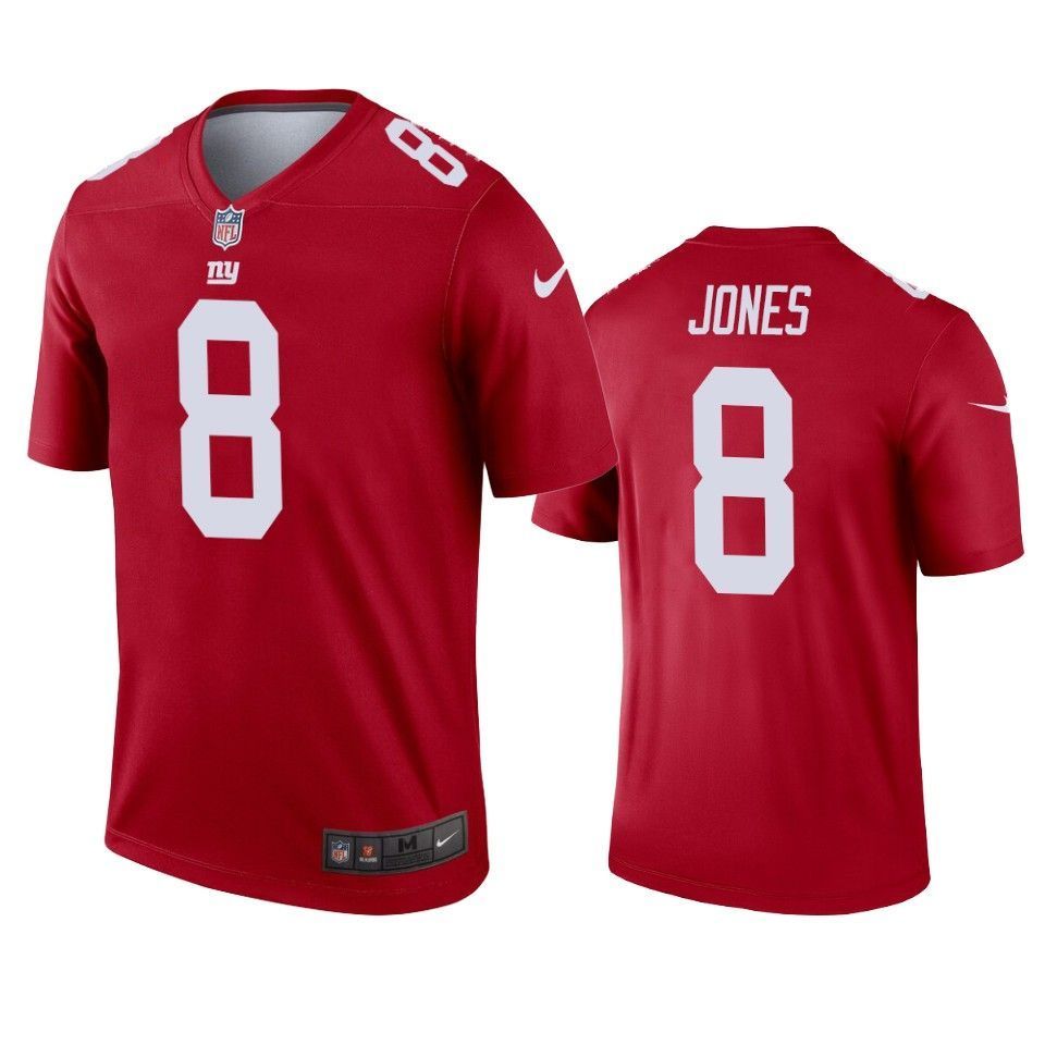 New York Giants Daniel Jones 2019 Inverted Legend Red Jersey