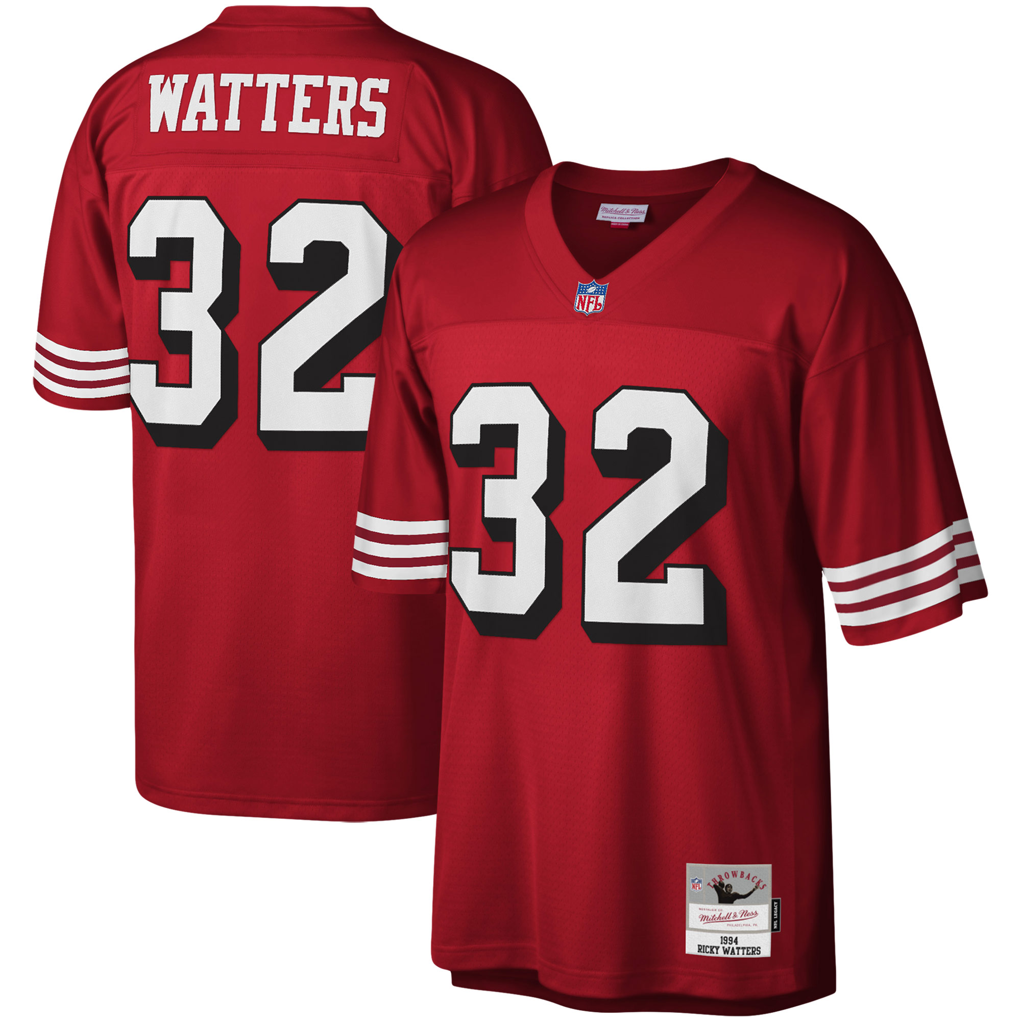 Ricky Watters San Francisco 49ers Mitchell & Ness Legacy Replica Jersey – Scarlet