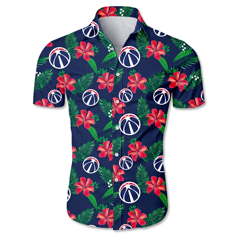 Washington Wizards Hawaii Shirt Tropical Flower Summer Ha41713