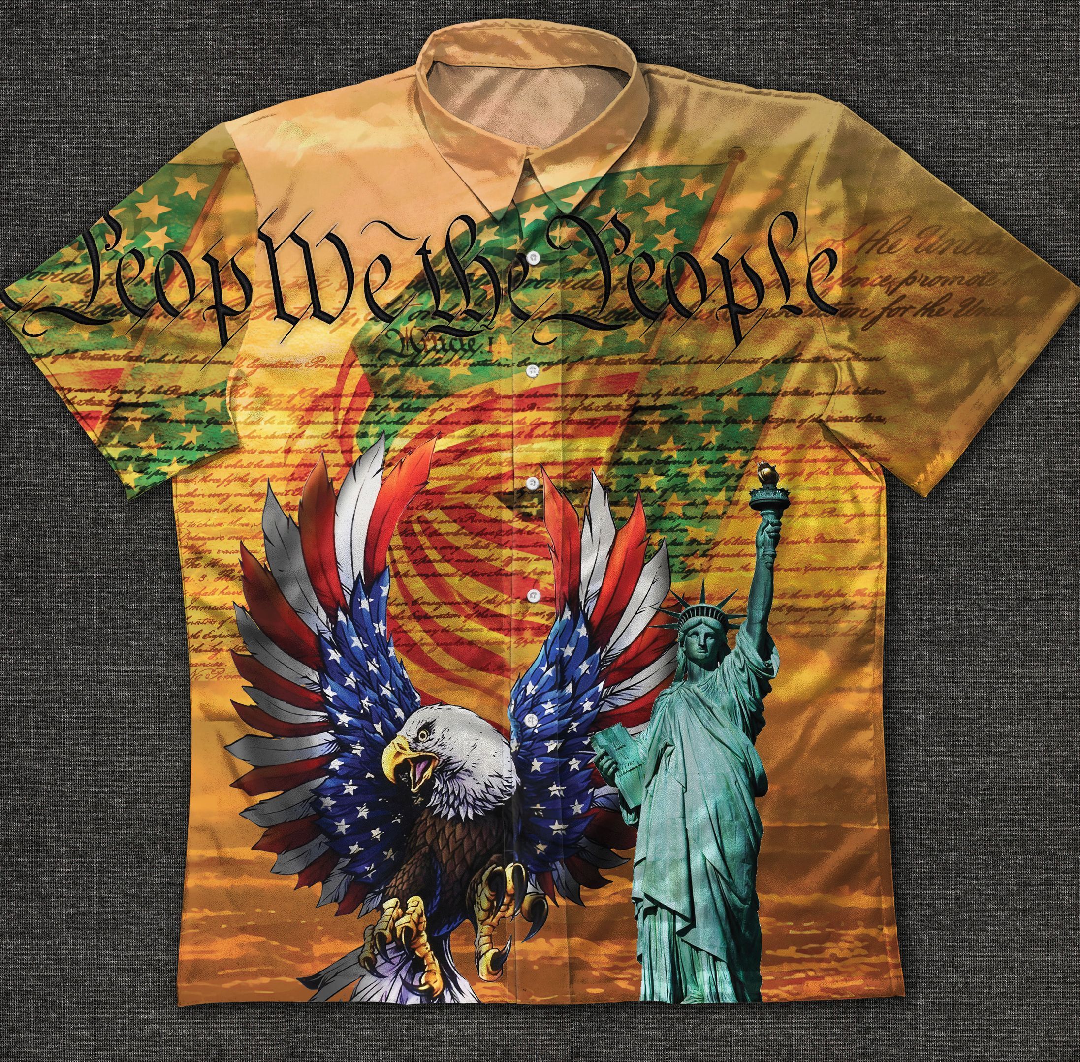 Bald Eagle America Hawaiian Shirt