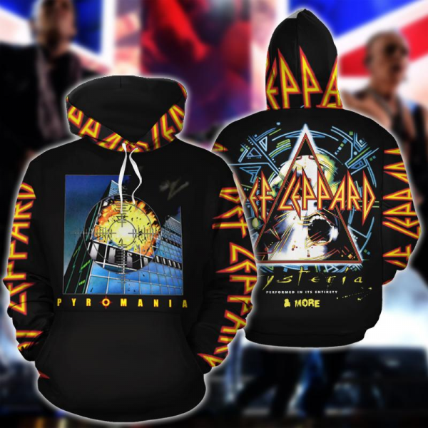 Def Leppard 3D All Over Printed Unisex Hoodie S-5Xl Gift