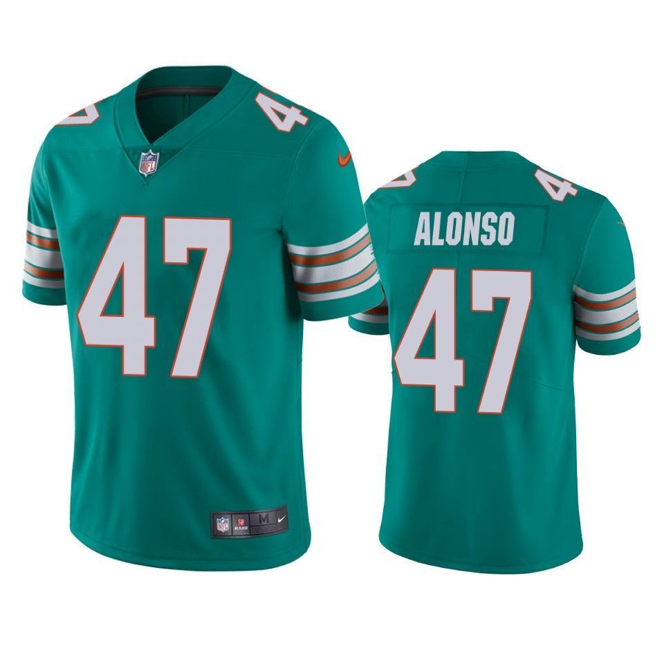 Dolphins Kiko Alonso Vapor Untouchable Limited Aqua Mens Jersey