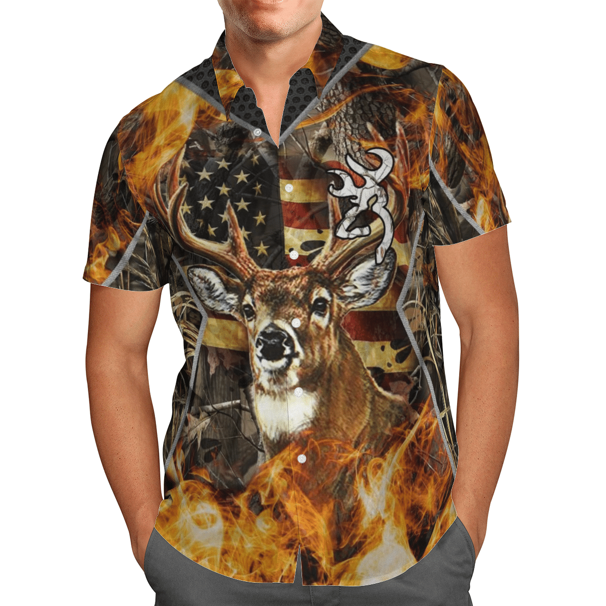 Amazing Deer Hunting Hawaiian Shirt