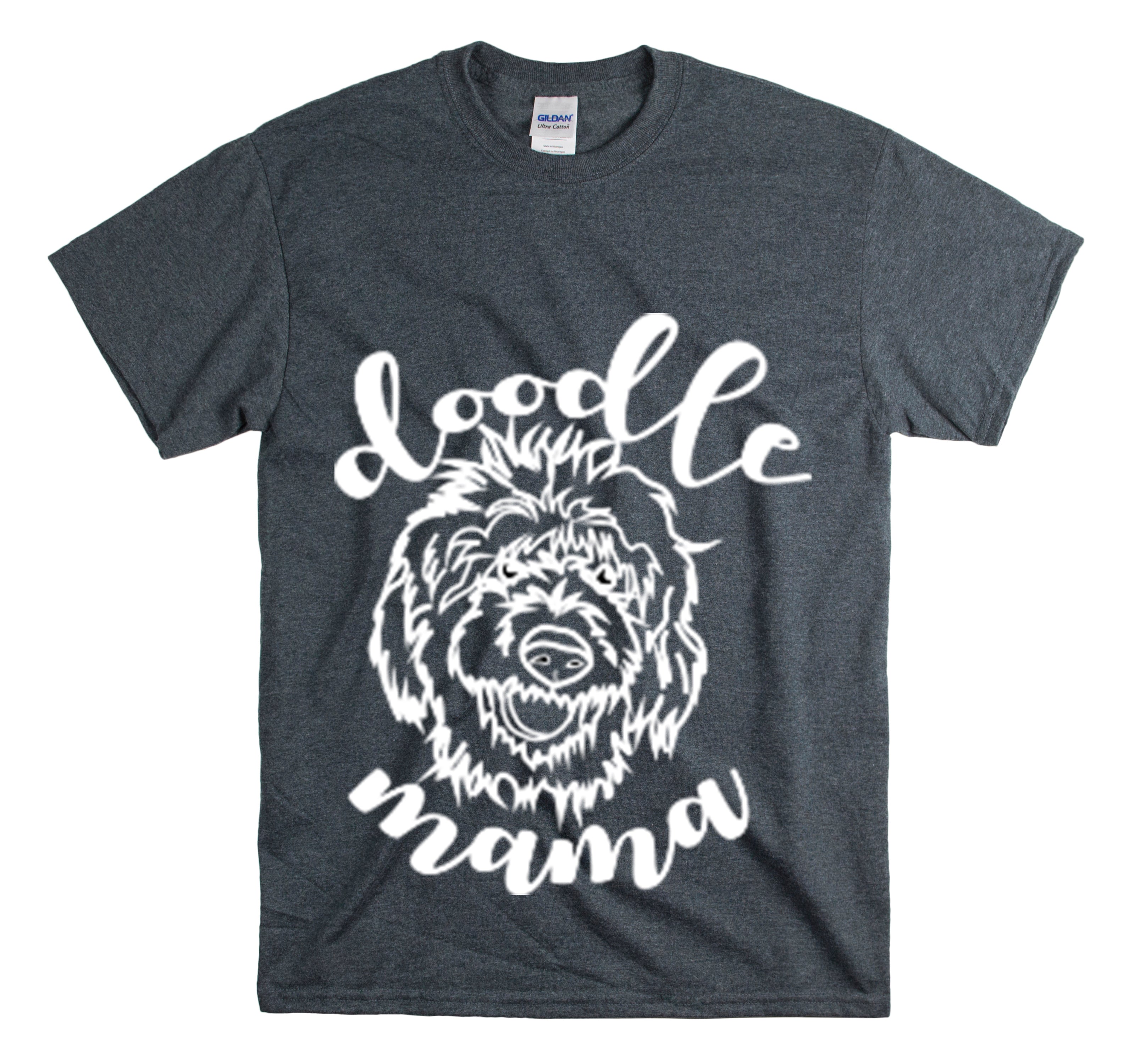 Shirt Funny Doodle Mama Paws And Play Furry Friend Dog Owner Lover T-Shirt Unisex Heavy Cotton Tee