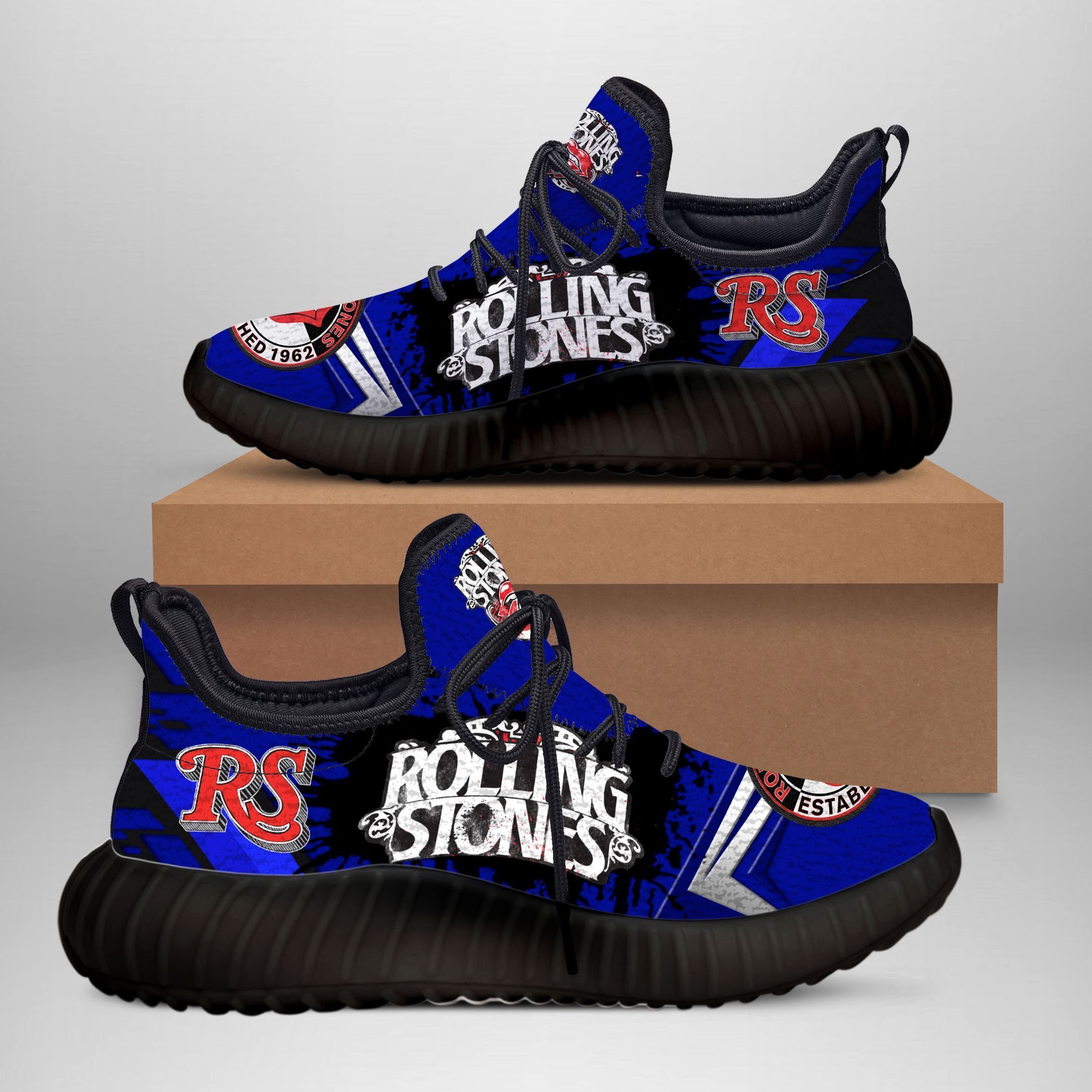 The Rolling Stones  Yz Boost Ver1 (Dark Blue)