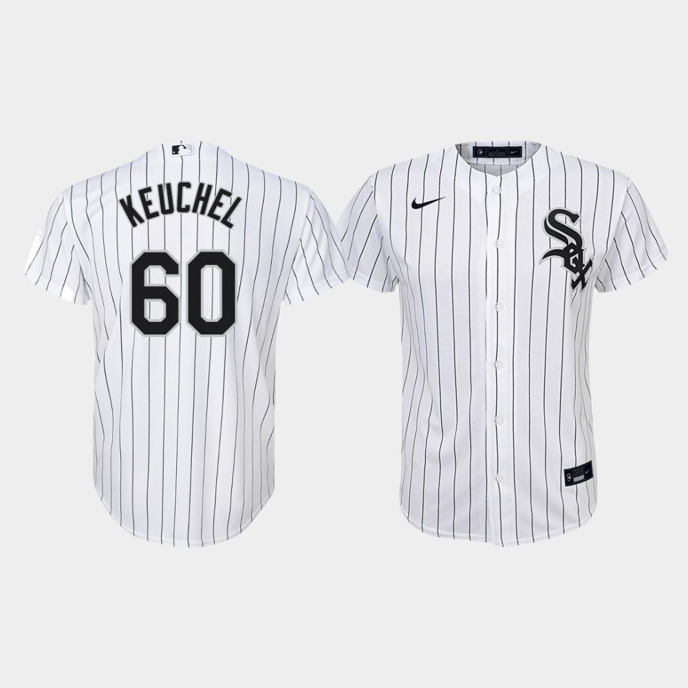 Youth Chicago White Sox Dallas Keuchel 60 White Home Jersey