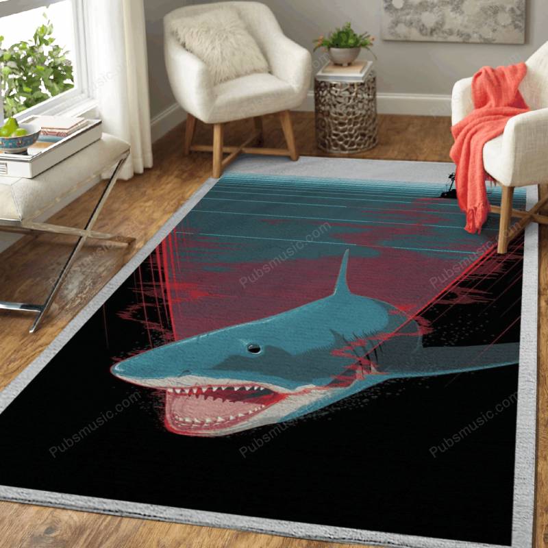 Shark Minimal – Movies And Games Rug Mats – Carpet