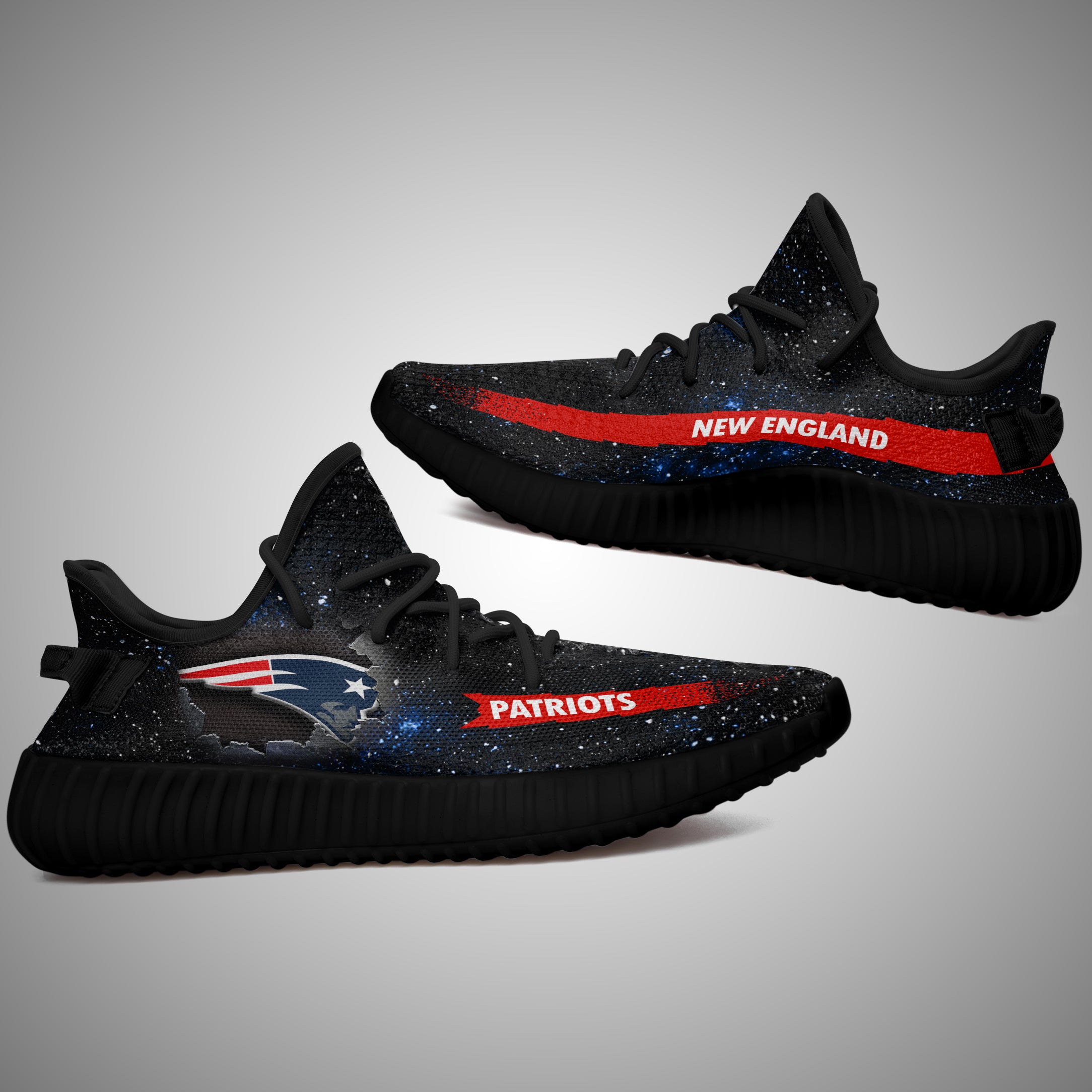 Art Scratch Mystery New England Patriots Yeezy Shoes