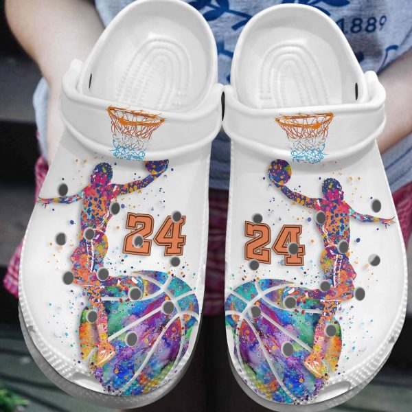 Personalized Basketball Sports Adults Kids Crocs Crocband Clog Shoes For Men Women Ht