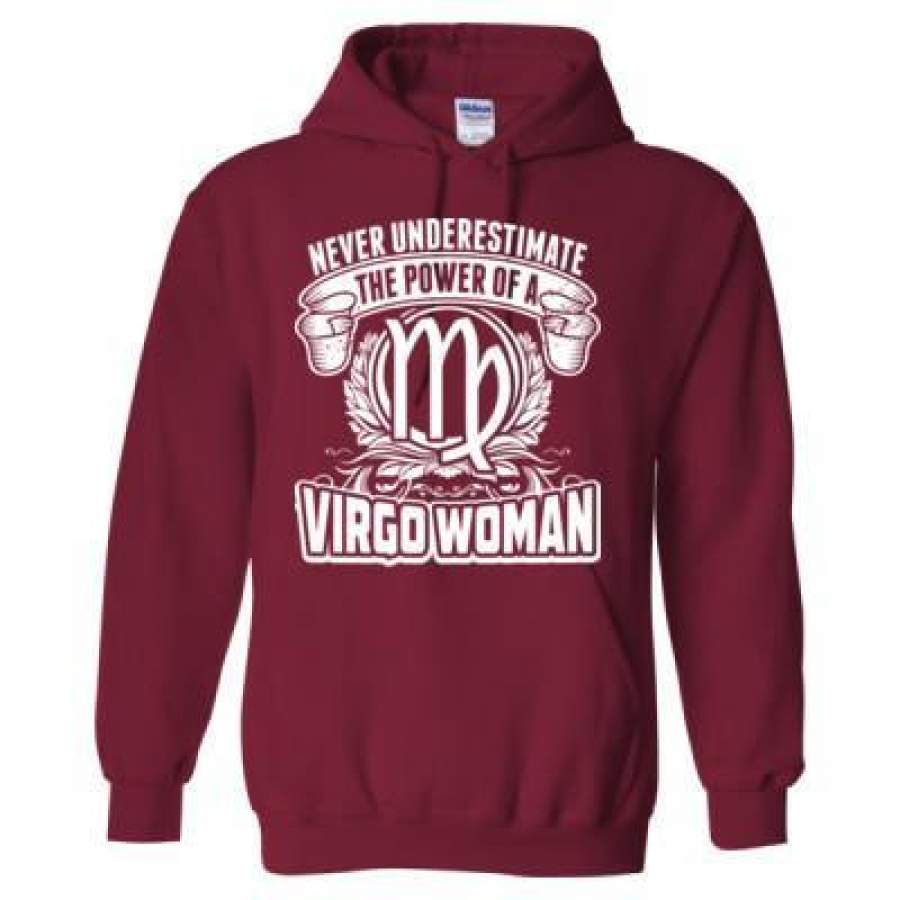 AGR Never Underestimate The Power Of A Virgo Woman – Heavy Blend™ Hooded Sweatshirt