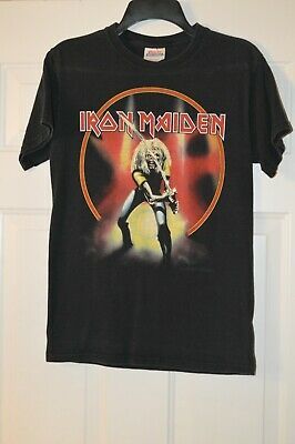 Vintage Iron Maiden Japan Adult  Eddie Band Concert T Shirt Black 6890