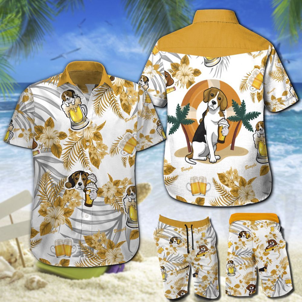 Beagle Beer Hawaii Shirt 202 Ha36275