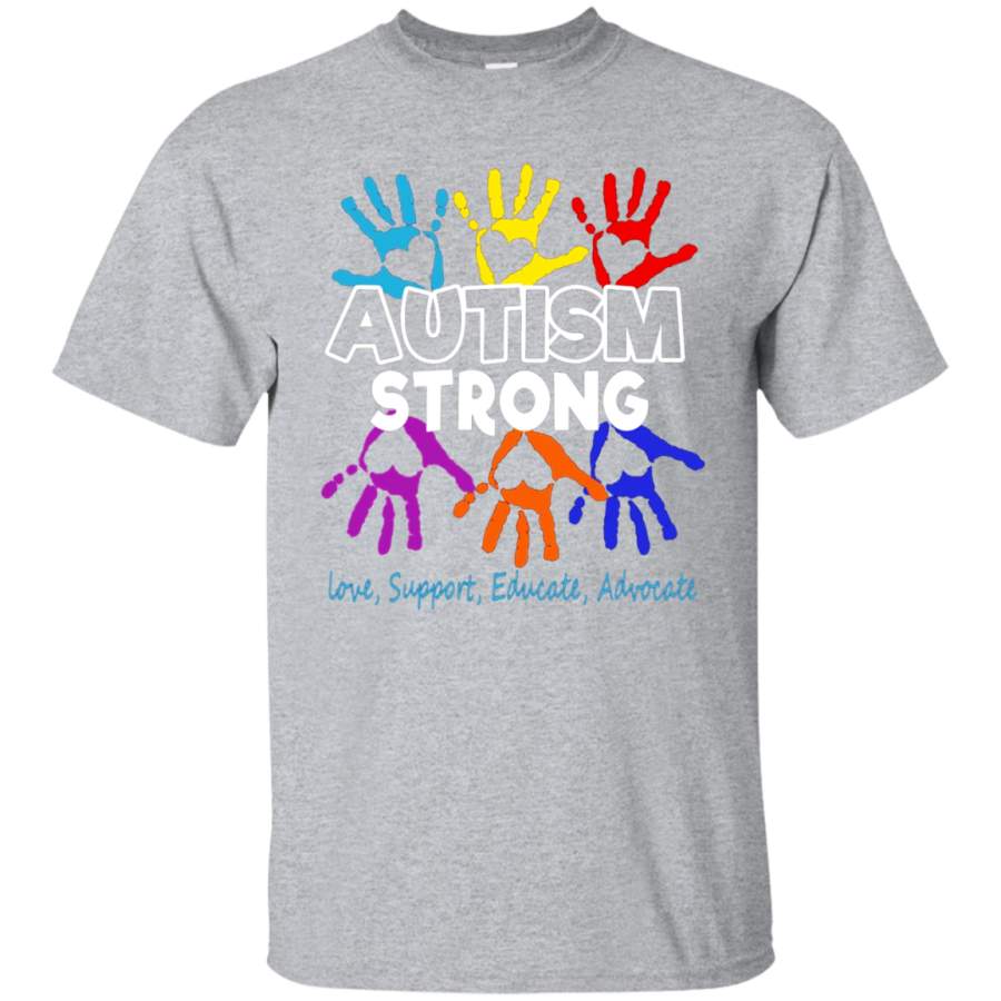 AGR Autism Awareness T shirt For Mom Dad Kid – Autism Strong