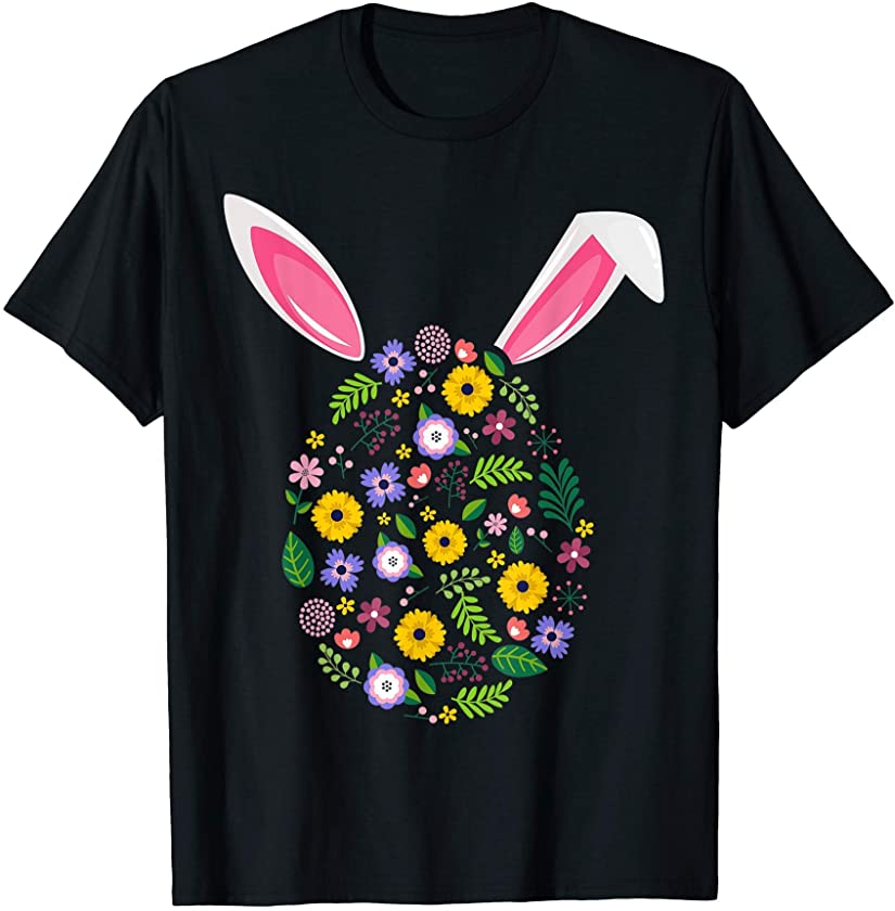 Bunny Easter Shirt Cute Happy Rabbit Egg Easter Tee T-Shirt