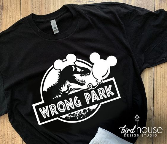 Wrong Park, Funny Disney Jurassic Park Shirt, Cute Universal Studios Vacation, Matching Group Tshirt