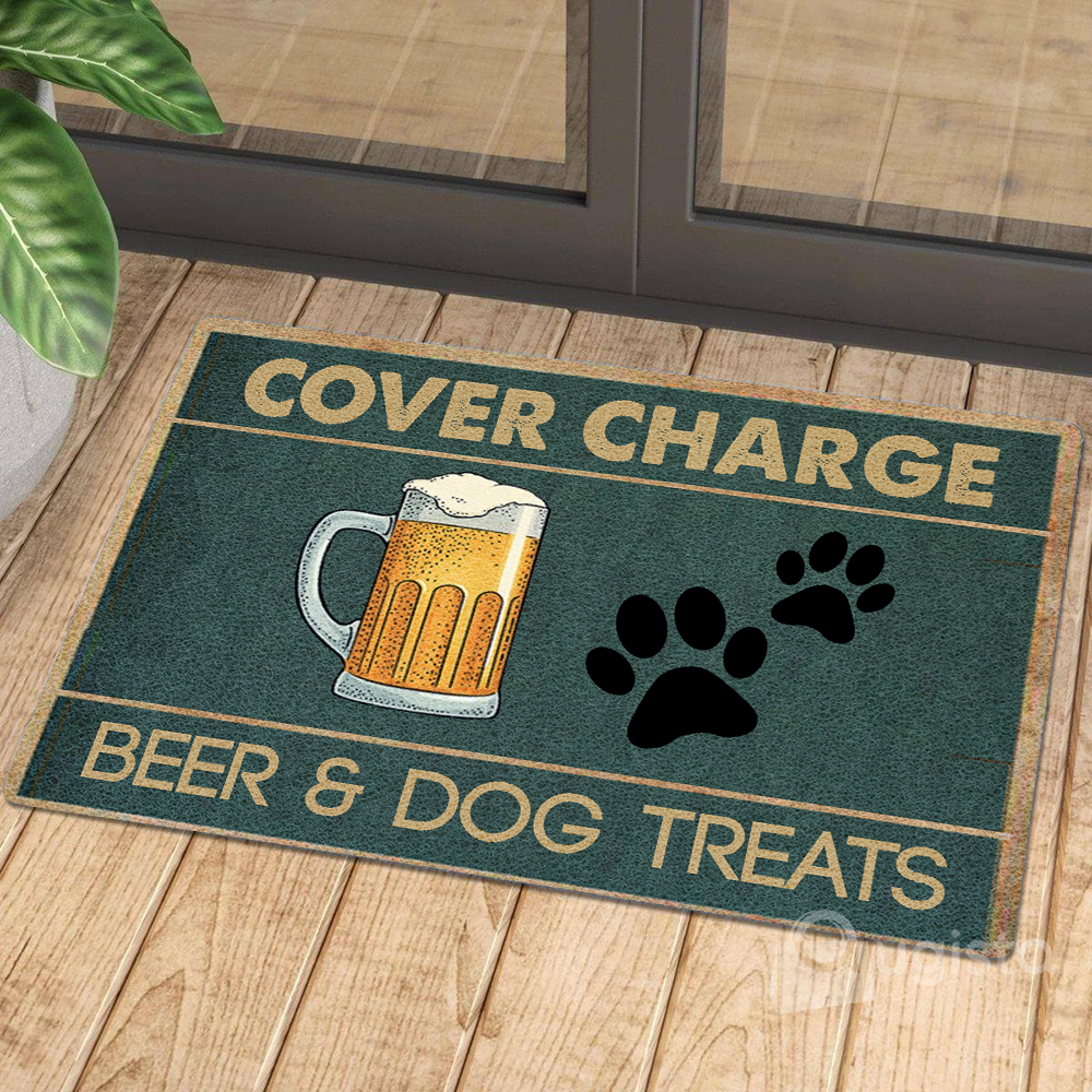 Cover Charge Beer And Dog Treats 01 All Over Printing Doormat Pre2329