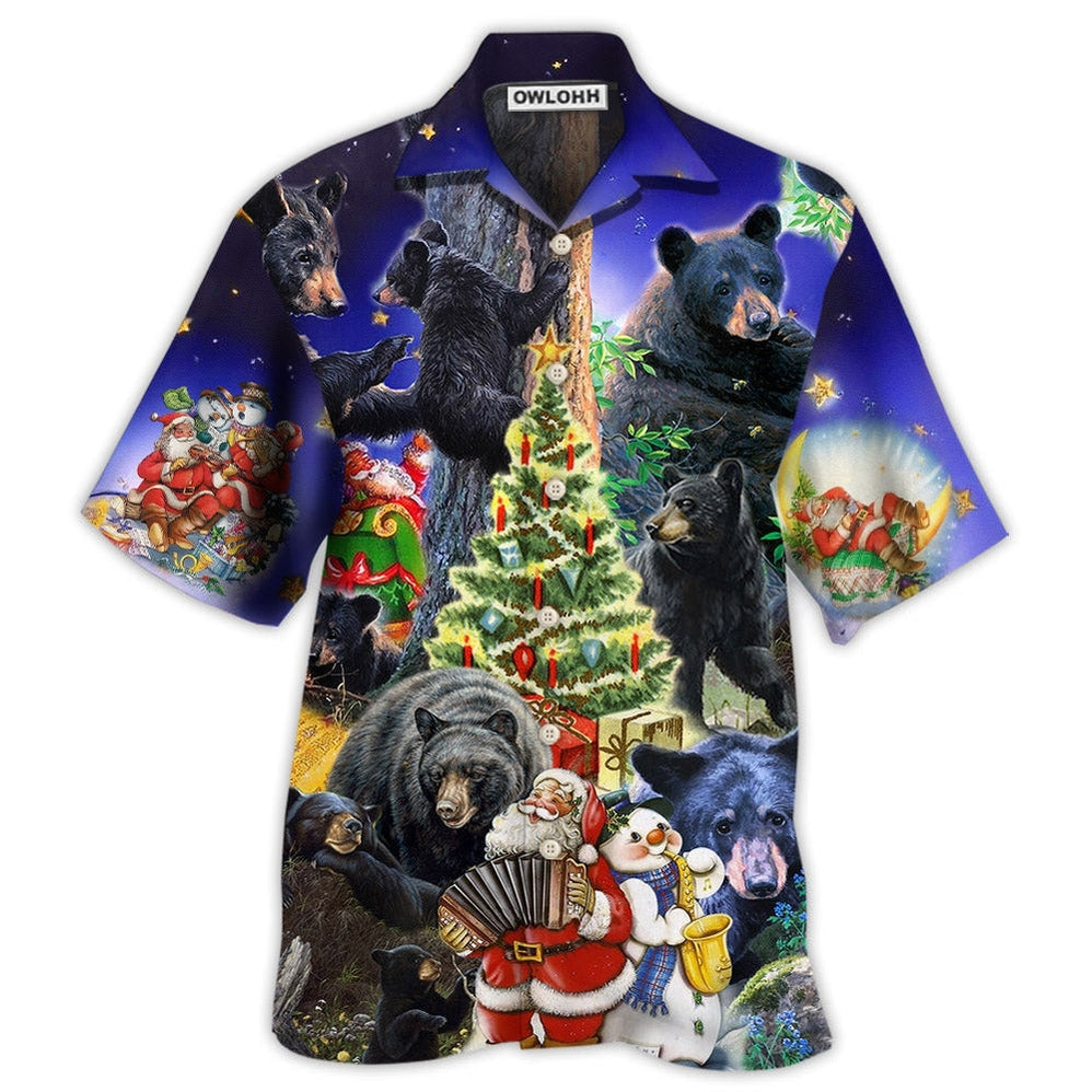 Bear Family Into Spring Merry Christmas Hawaii Shirt Ha39443