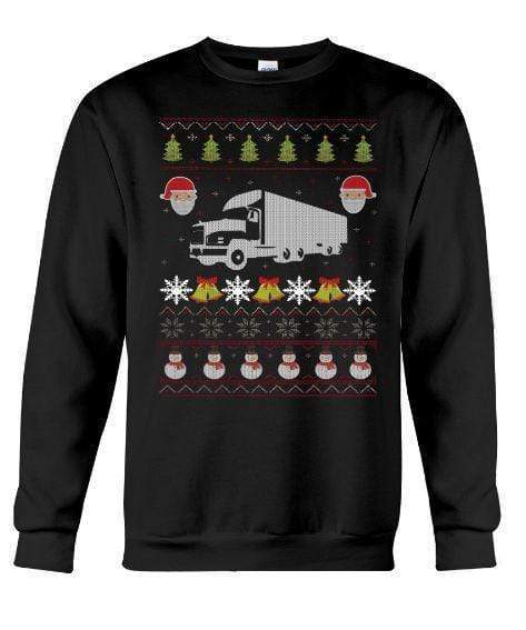 Trucker With Santa Claus – Unisex – Sizes Small to 5XL Ugly Christmas Sweater