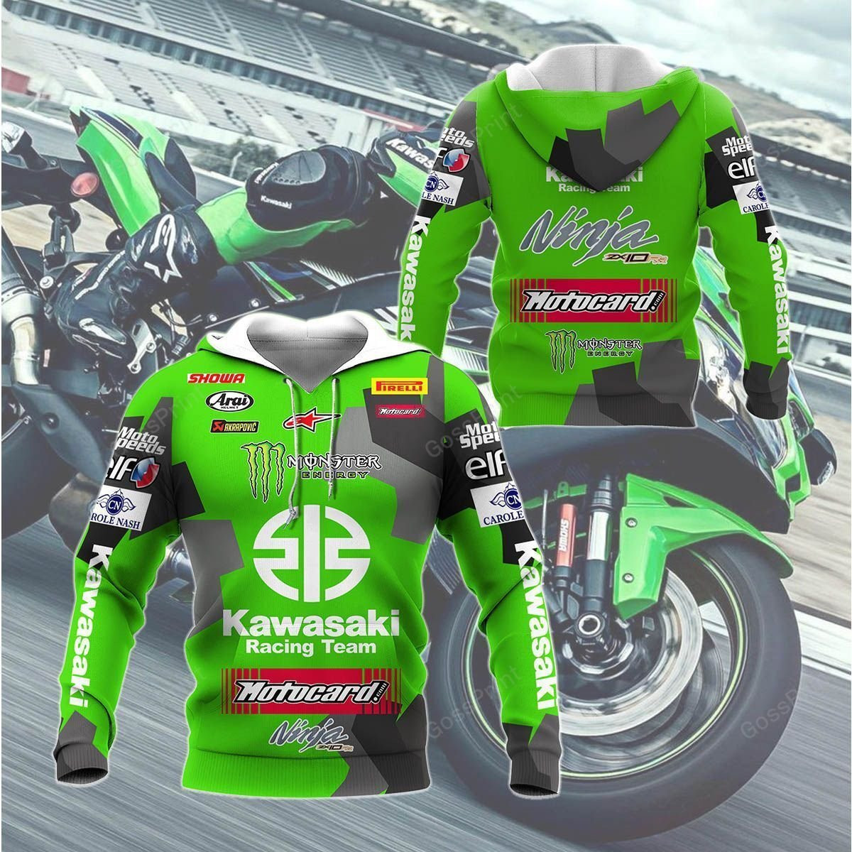 3D All Over Kawasaki Shirt Ver 14