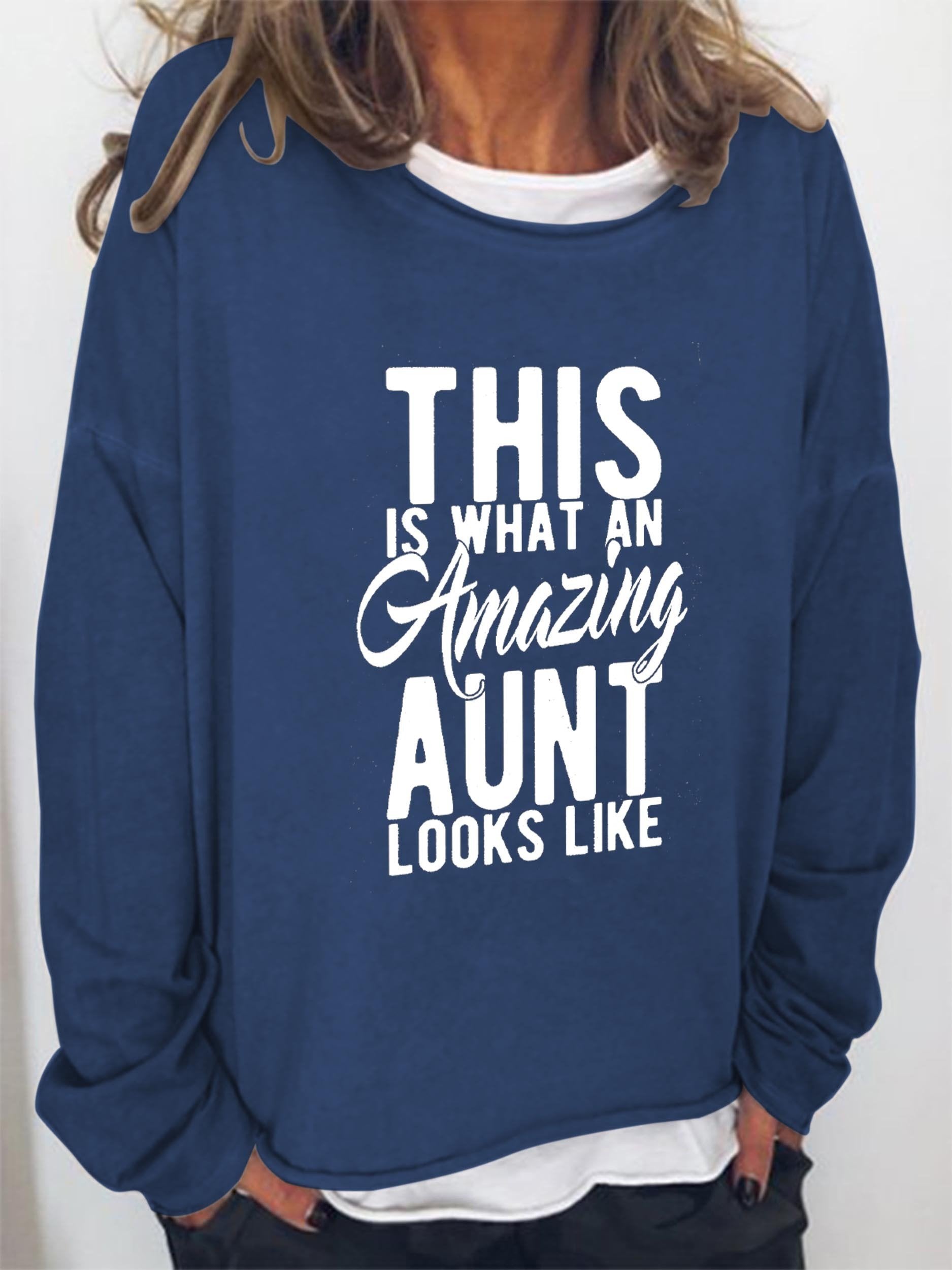 Women This Is What An Amazing Aunt Looks Like Long Sleeve Top