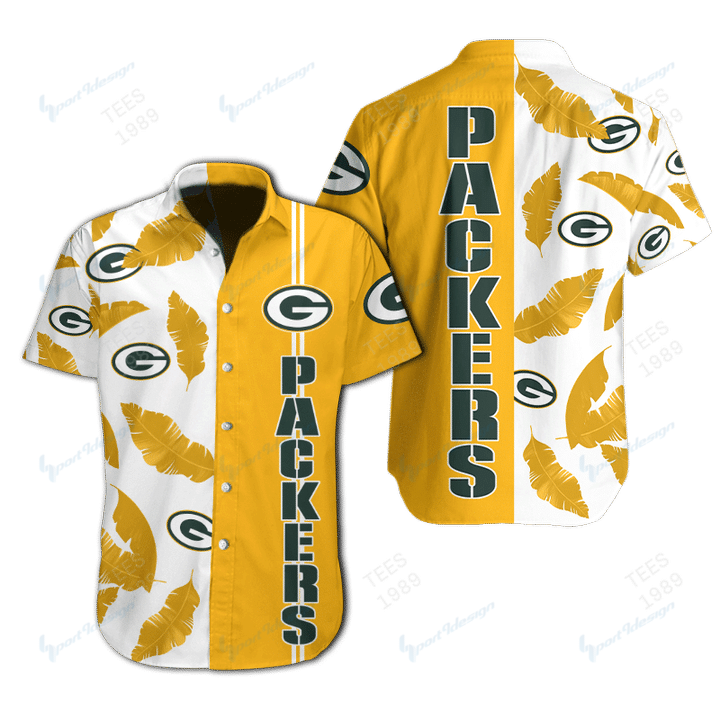 Green Bay Packers Hawaii Shirt & Shorts Bg76