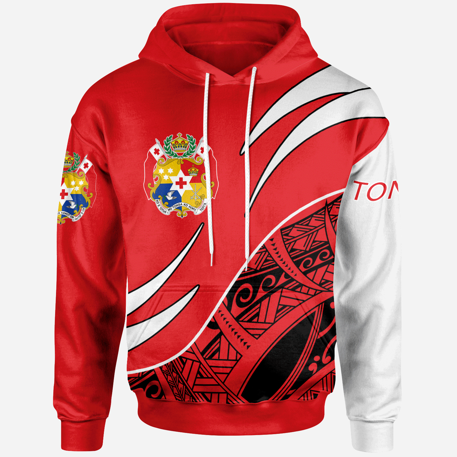 Tonga Hoodie – Custom Personalised Symmetrical Lines – BN27