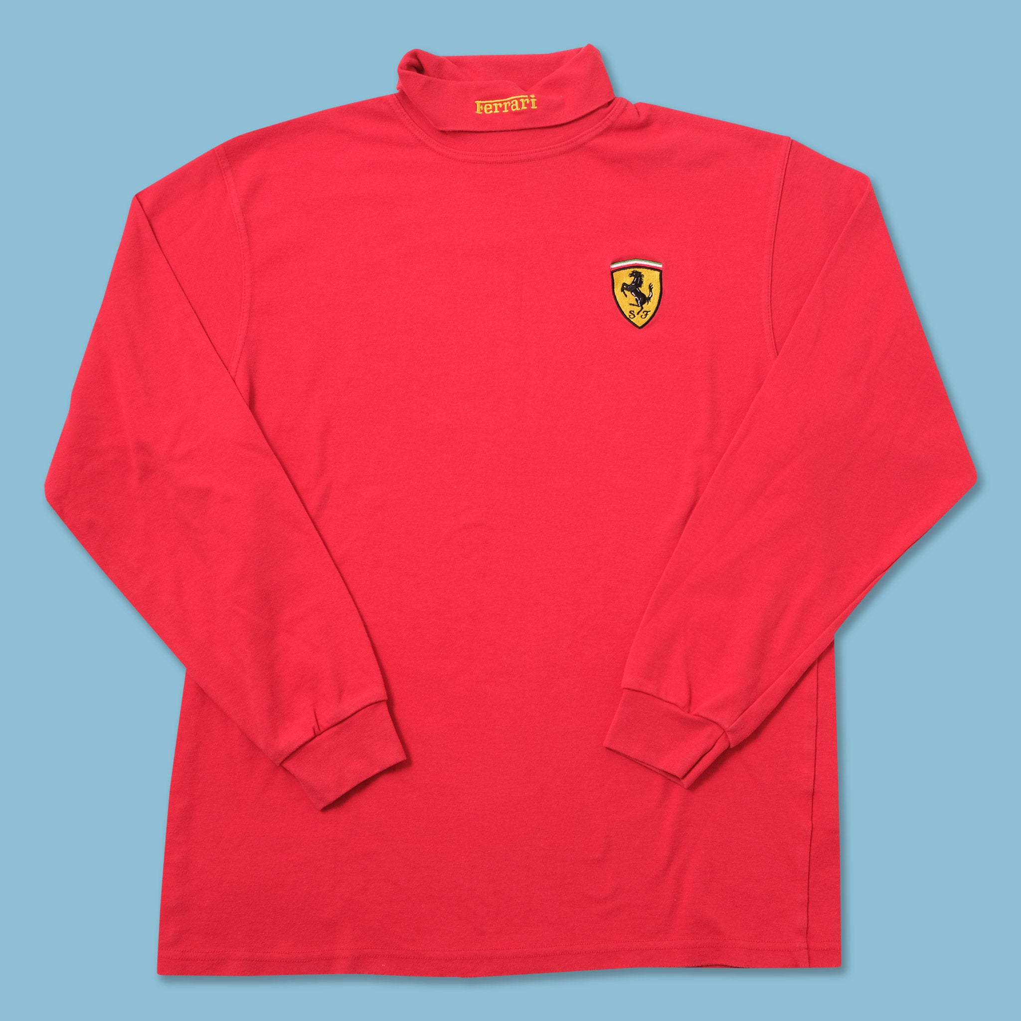 Vintage Ferrari Turtleneck Sweater Xlarge