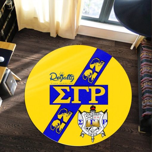 Sigma Gamma Rho Round Rug – Sorority Blood In My Dna Round Rug