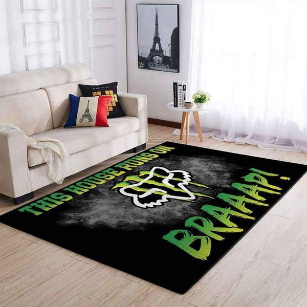 Braaap Motorcycles Monster Energy Nice Gift Area Rug