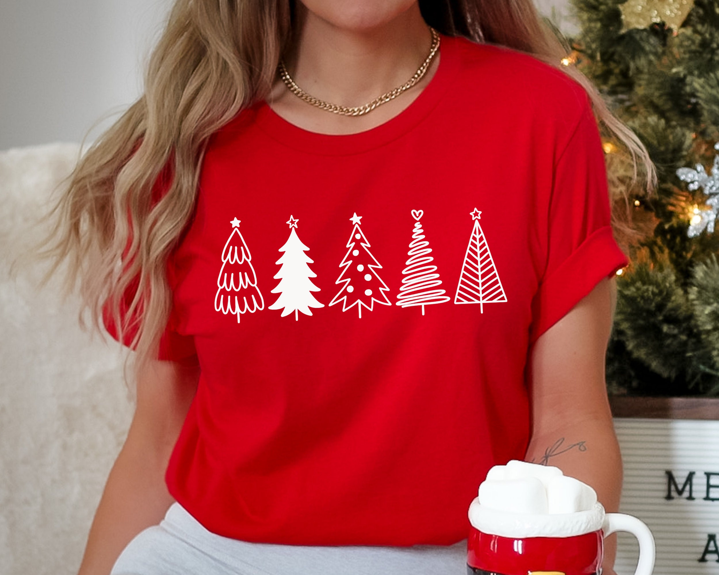 Christmas Tree Shirt, Christmas Shirt, Christmas Women Shirt, Christmas Tree Shirt, Holiday Shirt for Women, Winter Shirt, Xmas Shirt Slaywomen Fashion