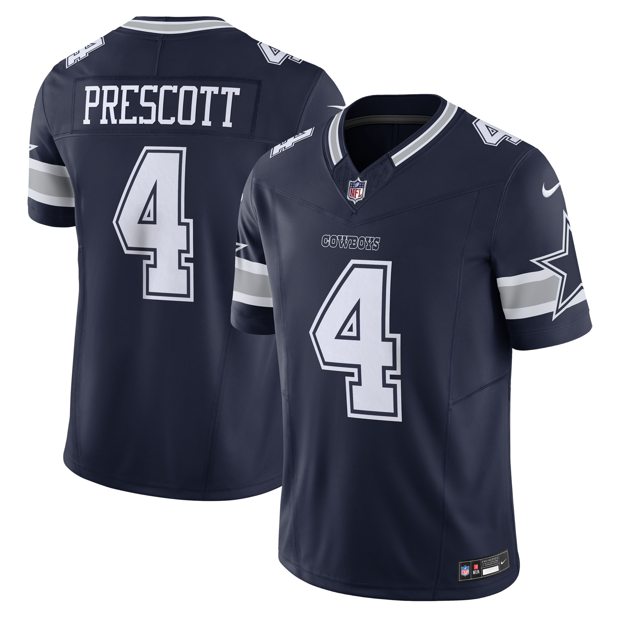 Dak Prescott Dallas Cowboys Vapor F.U.S.E. Limited Jersey – Navy