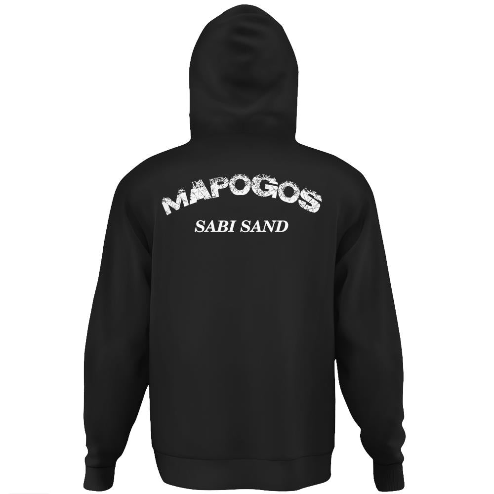 Mapogos, Sabi Sand, Male Lion Coalition Game Reserve Hoodie Print On Back