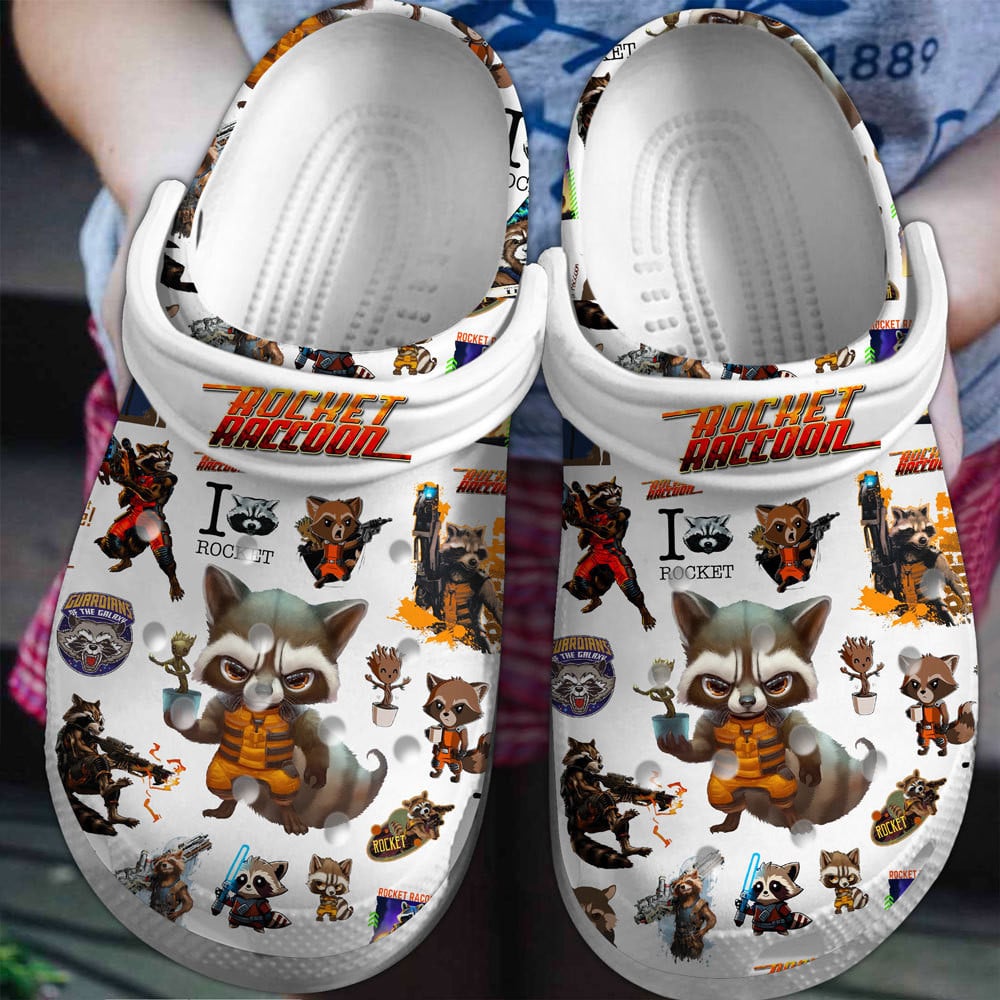 Rocket Raccoon Movie Crocss Clogs For Men Women And Kid Tp175934181-1