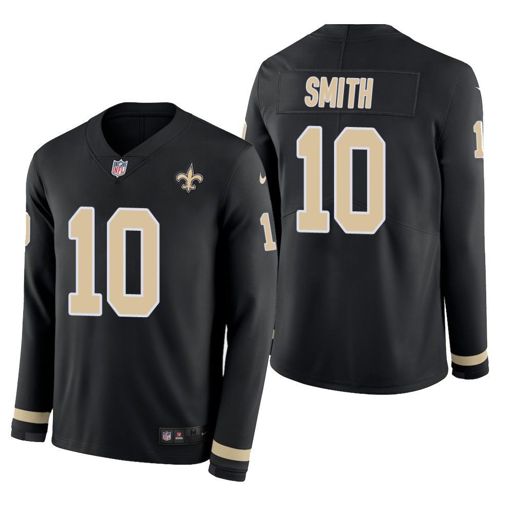 New Orleans Saints Trequan Smith Therma Long Sleeve Mens Jersey Black