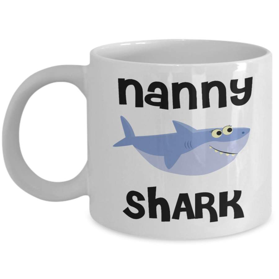 Best Nanny Ever Gifts Shark Mug Coffee Cup