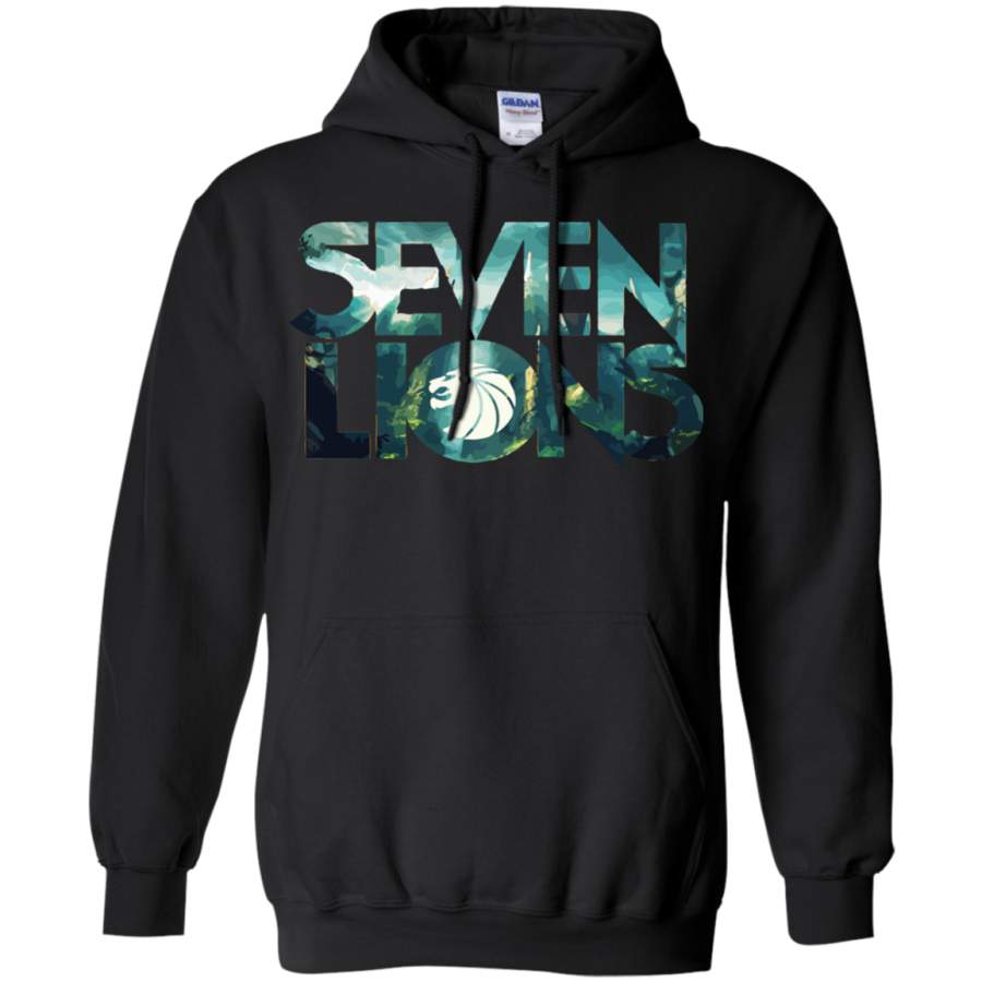 Seven Lions Pullover Hoodie 8 oz.