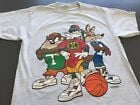 Vintage 90s Basketball Bugs Bunny shirt Cross Colours Warner Bros 1993 shirt