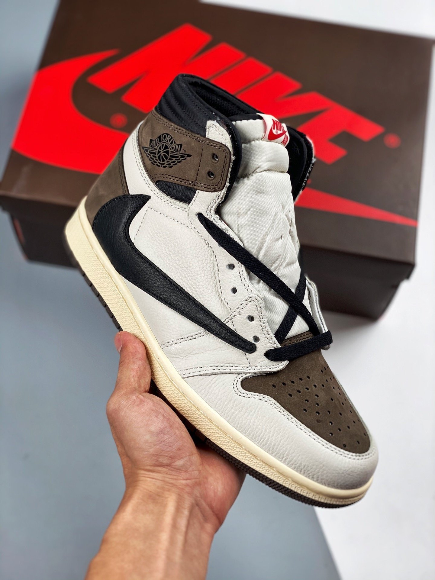 Travis Scott x Alternate JD 1 White Brown 5338816